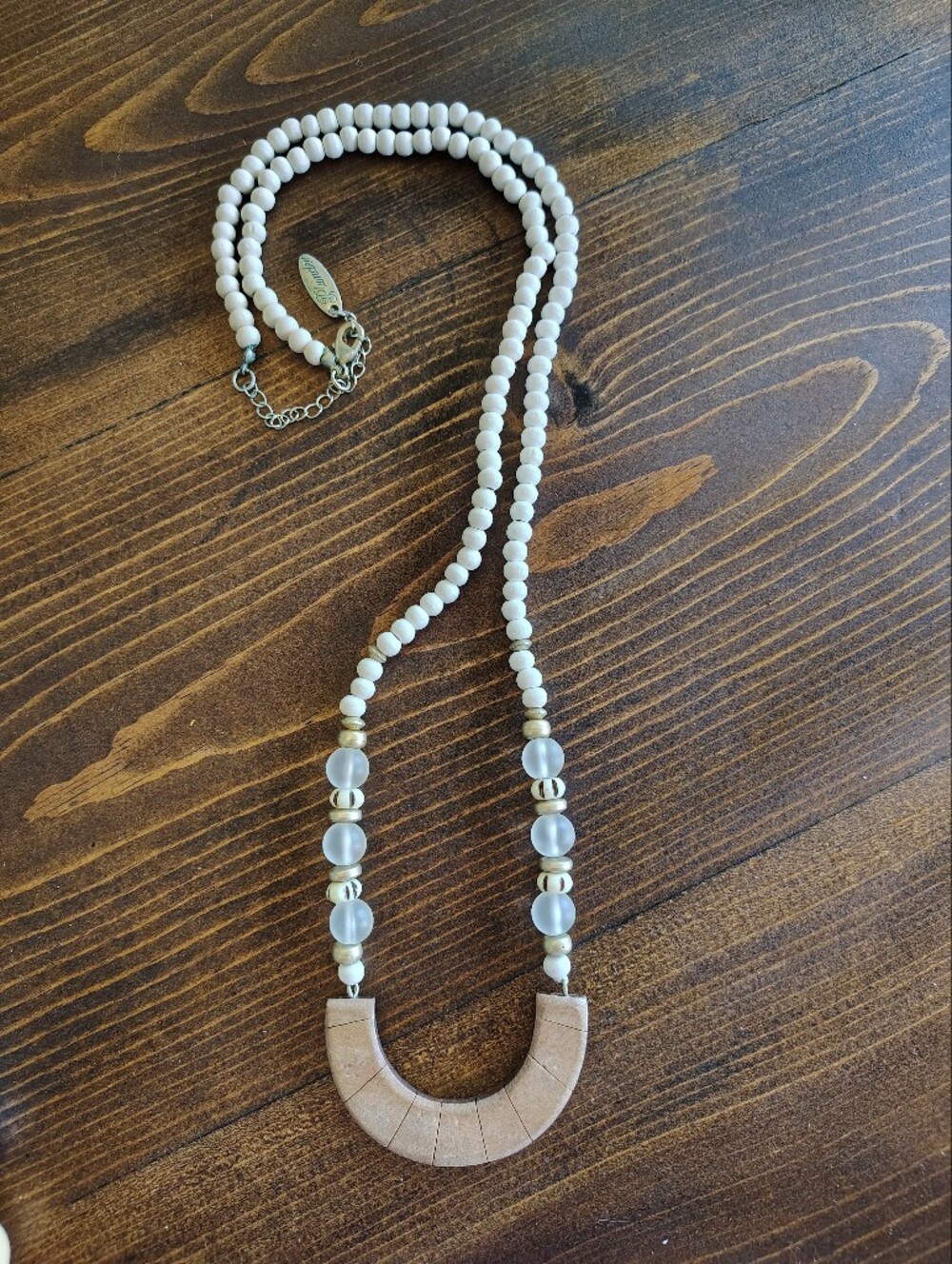 Plunder Bundle Of 2 Beige Multi-Strand Statement Necklaces - Picture 9 of 9